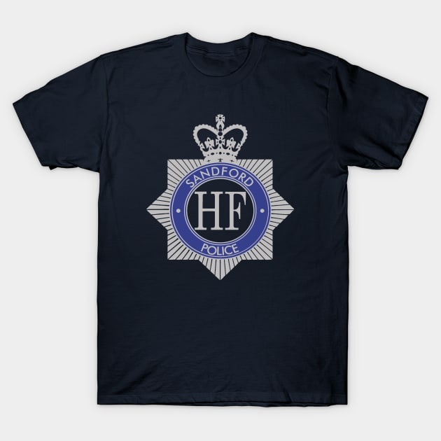 Sandford Police badge T-Shirt by SuperEdu